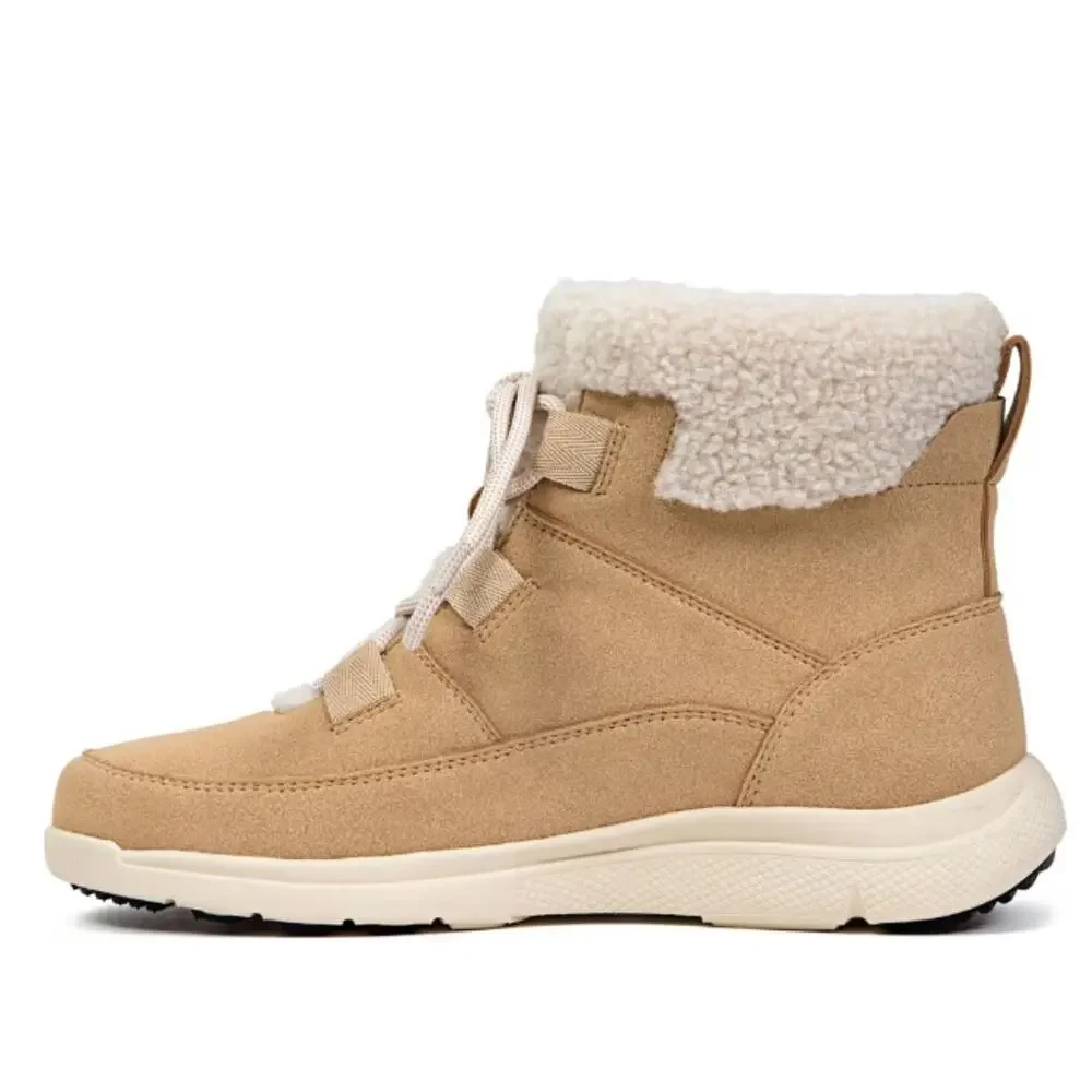 NEW JBU Women's Freeze Round Toe Winter Boots Tan Size 6.5M
